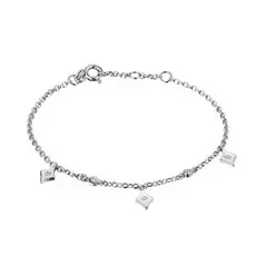 Браслет из серебра с бриллиантом э0601бр06180900