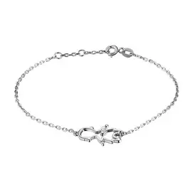 Браслет из серебра с бриллиантом э0601бр06200107