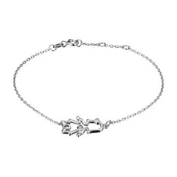 Браслет из серебра с бриллиантом э0601бр06200108