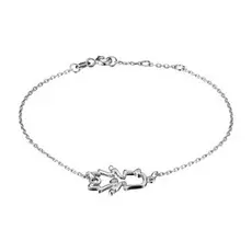 Браслет из серебра с бриллиантом э0601бр06200108