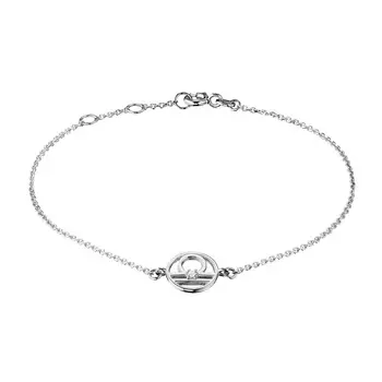 Браслет из серебра с бриллиантом э0601бр06210517