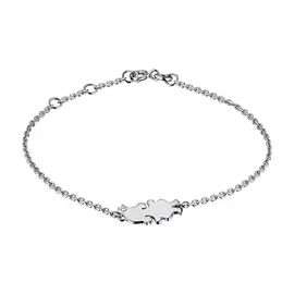 Браслет из серебра с бриллиантом э0601бр11174600