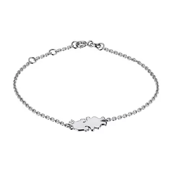 Браслет из серебра с бриллиантом э0601бр11174600