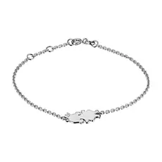 Браслет из серебра с бриллиантом э0601бр11174600