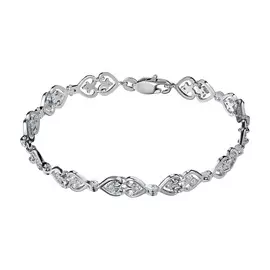 Браслет из серебра с бриллиантом э0601бр1219352