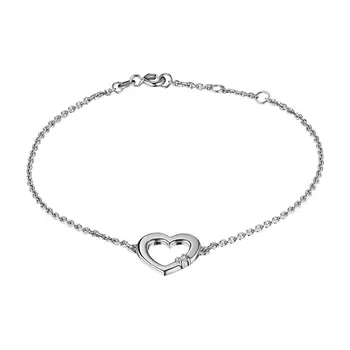 Браслет из серебра с бриллиантом э0601бр12211002