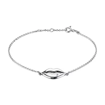 Браслет из серебра с бриллиантом э0601бр12211004