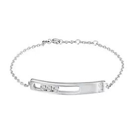 Браслет из серебра с бриллиантом э1701бр03181400