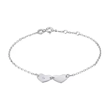 Браслет из серебра с бриллиантом э1701бр03185900