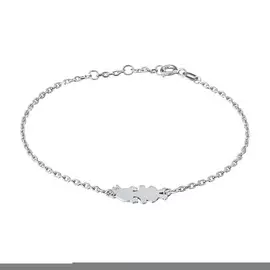 Браслет из серебра с бриллиантом э1701бр11174600