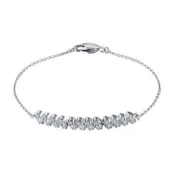 Браслет из серебра с топазами э0609бр03220466