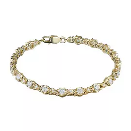 Браслет из желтого золота с бриллиантами э0301бр01192500