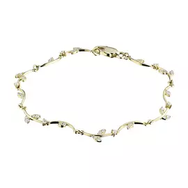 Браслет из желтого золота с бриллиантами э0301бр03186200