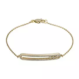 Браслет из желтого золота с бриллиантами э0301бр06184100