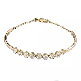 Браслет из желтого золота с бриллиантами э0301бр11162600