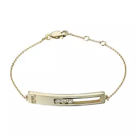 Браслет из желтого золота с бриллиантами э0301бр11172500