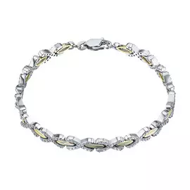 Браслет из белого золота с бриллиантом э1001бр04201576