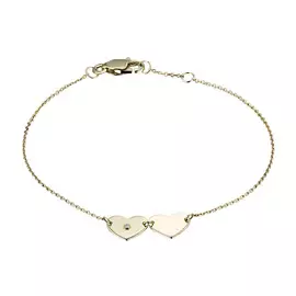 Браслет из желтого золота с бриллиантом э0301бр03185900