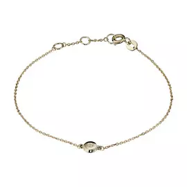 Браслет из желтого золота с бриллиантом э0301бр03201030