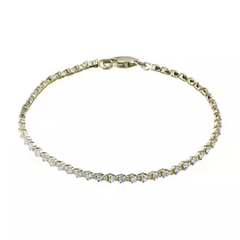 Браслет из желтого золота с бриллиантами э0301бр04184700