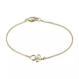 Браслет из желтого золота с бриллиантом э0301бр04201108