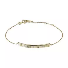 Браслет из желтого золота с бриллиантом э0301бр04203069