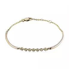 Браслет из желтого золота с бриллиантом э0301бр08152800