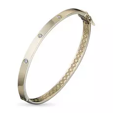 Браслет из желтого золота с бриллиантом э03Бр101733