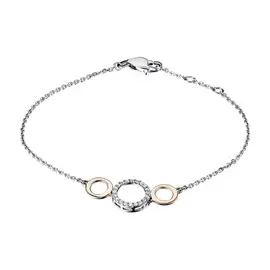 Браслет из желтого золота с бриллиантом э1101бр08165100