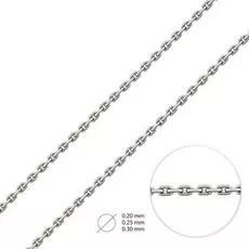 Цепь из белого золота НЦ18-053-3