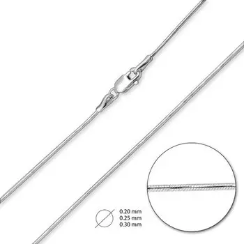 Цепь из белого золота НЦ18-078-3-025