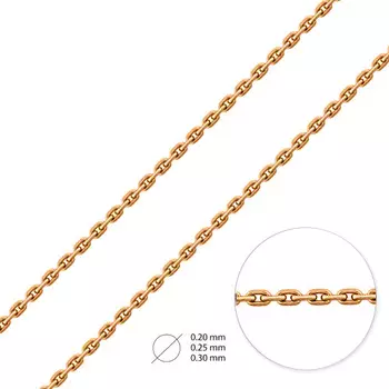 Цепь из красного золота НЦ12-053-035