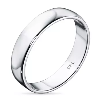 Гладкое кольцо из белого золота э4700кц01161000