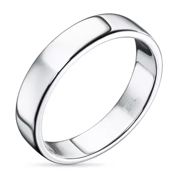 Гладкое кольцо из белого золота э4700кц01172200