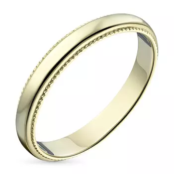 Гладкое кольцо из желтого золота э0300кц03172600