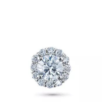 Классическая подвеска из белого золота э0912пд12220104_white