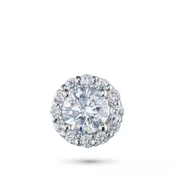 Классическая подвеска из белого золота э4012пд12220105_white