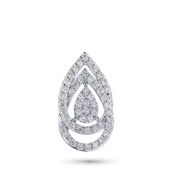 Классическая подвеска из серебра э0612пд04210025_white