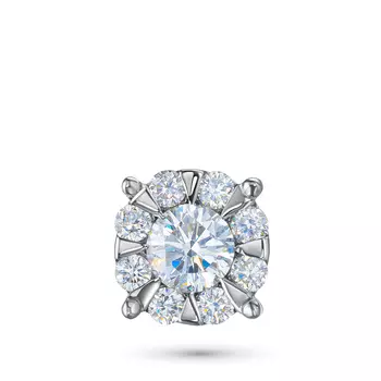 Классическая подвеска из серебра э0612пд05153500_white