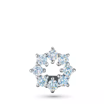 Классическая подвеска из серебра э0612пд06174100_white