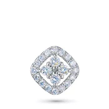 Классическая подвеска из серебра э0612пд08183800_white