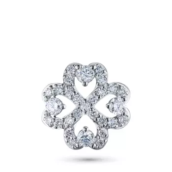 Классическая подвеска из серебра э0612пд12200013_white