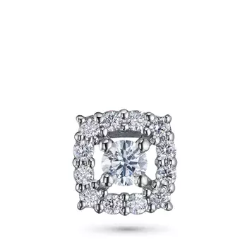 Классическая подвеска из серебра э0612пд12200951_white