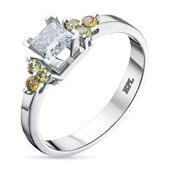 Кольцо из белого золота э0102кц01250350_white