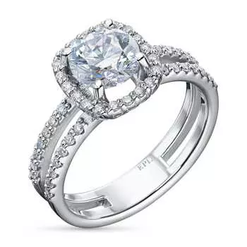 Кольцо из белого золота э0912кц01210602_white