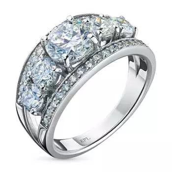 Кольцо из белого золота э0912кц01230009_white