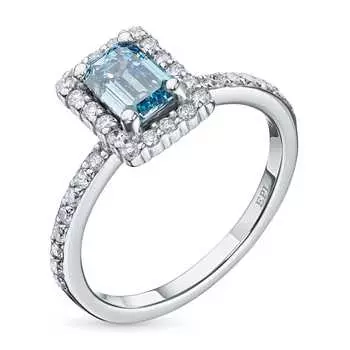 Кольцо из белого золота э0912кц03220105_blue