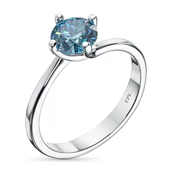 Кольцо из белого золота э0912кц04200688_blue