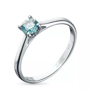 Кольцо из белого золота э0912кц05210201_blue