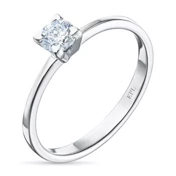 Кольцо из белого золота э0912кц06121400_white